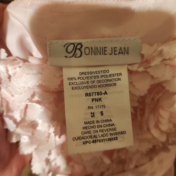 Girls size 5 pink frilly dress - Picture 3 of 3